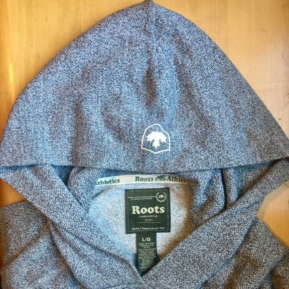 Roots | Grey Long Sleeve Hoodie (Sweatshirt) - Picture 2 of 5